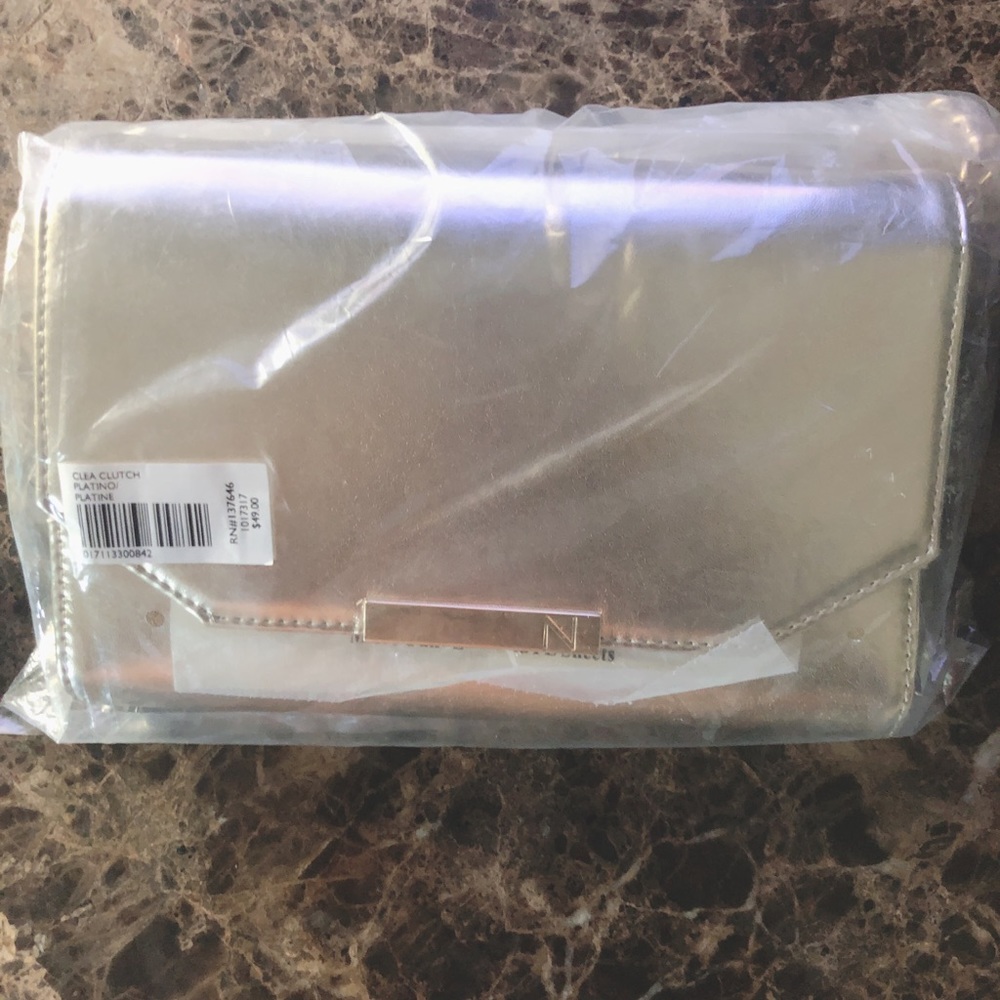 Gold Clea Clutch Purse